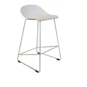 Bronx Barhocker Ellen skandinavisches Design weiß 66 cm