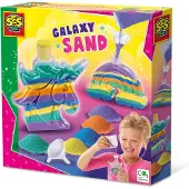 SES Creative 14771 Galaxy Sandmalerei-Flacons Einhorn und Regenbogen - Kreatives Bastelset für Kinder ab 5 Jahren, Bastelset für Kinder, 5 Jahr(e)