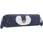 Trixie langes Federmäppchen - Mr. Penguin blau Schrein Etui
