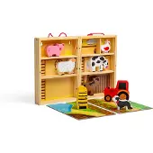 Bigjigs Toys Bauernhof-Tier-Spielbox