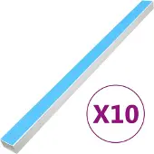 vidaXL Installationsrohre Selbstklebend 60x60 mm 10 m PVC