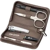 Erbe Manicure Etuis Manicure-Etui mit Reißverschluss, 5-teilig, Taupe 1 Stk.