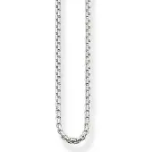 Thomas Sabo Collierkettchen "Venezianerkettengliederung, 1,0 mm breit" Gr. 42, silber (silberfarben), Halsketten, Damen, 42, Silber 925 (recycelt), Collierkettchen