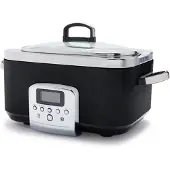 Greenpan Elite Slowcooker Schwarz 6 Liter