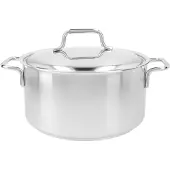 Demeyere Apollo 7 Bratentopf mit Deckel 22 cm, 18/10 Edelstahl