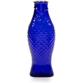 Serax Wasserkaraffe Fish & Fish Glaswaren von Paola Navone Dark Blue 850 ml