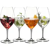 Riedel Fatto A Mano Black Tie Champagner Weinglas/Sauvignon Blanc