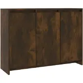vidaXL Sideboard Räuchereiche 102x33x75 cm Holzwerkstoff