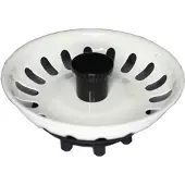 EDM Teka Spülbecken-gitterfilter 8 Cm Weiß Weiß One Size