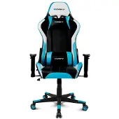 Drift DR175, Universal-Gamingstuhl, 150 kg, Gepolsterter Sitz, Gepolsterte Rückenlehne, Schwarz/Blau, Nylon
