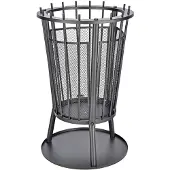 Huismerk Feuerkorb mit Funkenschutz Schwarz 40 x 61 cm