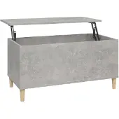 vidaXL Couchtisch Betongrau 90x44,5x45 cm Holzwerkstoff