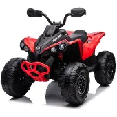 Vrooomy Elektro Kinderquad 12V - Can-Am Renegade - 4x4 - 3 bis 7 Jahre - Rot