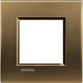 Legrand LNA4802BZ Abdeckrahmen LIVINGLIGHT: 1-fach, 2 Module, Farbe: Bronze
