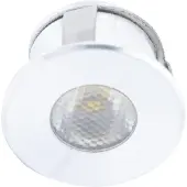 Siro LED Einbauleuchte SL-Mono Mini Spot 3000 K warmweiß, alufarbig