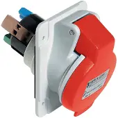 Schneider Electric PKY32F435 CEE Anbausteckdose Schneidklemmen, 32A, 3p+N+E, 380-415 V AC
