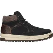 Rieker Winterboots , Herren, Gr. 47, Warmfutter, schwarz, Lederimitat, Textil, Schuhe Winterboots, Casual-Stiefelette, Schnürboots mit riekerTEX-Membran, Topseller