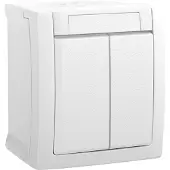 HHG Viko Serienschalter FR-Aufputz weiß 90591102-DE