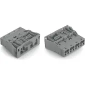 Wago 770-754/062-000 Snap-In-Stecker,4-polig,Kod. B,grau 770754062000 - 100 Stück