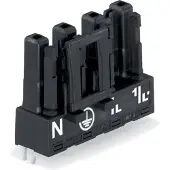 Wago 770-804 Buchse für Leiterplatten,gerade,4-polig,schwarz 770804 - 50 Stück