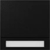 Gira 5531925 Ruftastenmodul 1f System 106 Schwarz m(lack.)