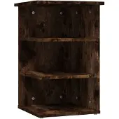 vidaXL Beistellregal Räuchereiche 35x35x55 cm Holzwerkstoff