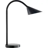 Unilux 400077402, Schwarz, Elastomer, Metall, Kunststoff, Büro, 1 Glühbirne(n), 4 W, LED