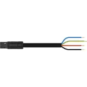 Wago 774-9994/206-401 konfektionierte Anschlussleitung,Eca,Stecker/offenes Ende,schwarz 7749994206401
