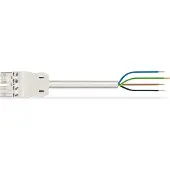 Wago 771-9994/216-102 konfektionierte Anschlussleitung,Eca,Stecker/offenes Ende,weiß 7719994216102
