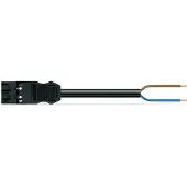 Wago 771-5001/230-000 konfektionierte Anschlussleitung,Eca,Stecker/offenes Ende,schwarz 7715001230000
