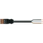 Wago 771-9273/216-205 konfektionierte Anschlussleitung,B2ca,Stecker/offenes Ende,braun 7719273216205