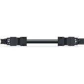 Wago 771-8992/016-501 konfektionierte Verbindungsleitung,Eca,Buchse Stecker,schwarz 7718992016501