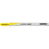 Metabo Stichsägeblätter precision wood 91 2,2 mm, HCS - 5 Stück - 623834000