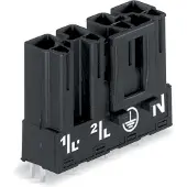 Wago 770-814 Stecker für Leiterplatten,gerade,4-polig,schwarz 770814 - 50 Stück