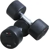Lifemaxx Fixed Kurzhantel 7 kg Gummibeschichtung