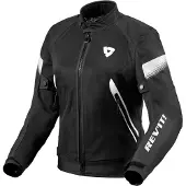 REV'IT! REV’IT! Control Air H2O Damen Schwarz Weiß Motorrad Jacke Größe 46