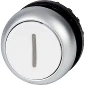 Eaton 216634 Drucktaste, RMQ-Titan, flach, rastend, weiß, beschriftet, Frontring Titan M22-DR-W-X1 - 5 Stück