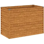 vidaXL Garten-Hochbeet 100 x 50 x 69 cm Cortenstahl