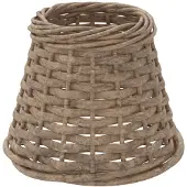vidaXL Lampenschirm Braun Ø15x12 cm Korbweide