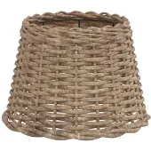vidaXL Lampenschirm Braun Ø30x20 cm Korbweide