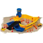 CAT - Sandbaustelle Mega I Sand- und Wasserbecken