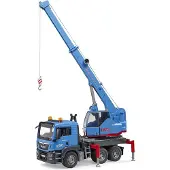 BRUDER 03771 - MAN TGS Kranwagen 1:16, Spielzeug ab 4 Jahren