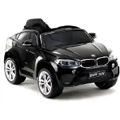 Wisam Elektroauto BMW X6 Schwarz lackiert Kinerfahrzeug Ledersitz