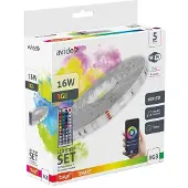 Avide ALSB5050RGBTUYA44-5M, Universalstreifenleuchte, Ambiente, Universal, IP65, Multi, LED