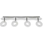 Strühm 02728 Wand-Deckenleuchte LED 'DONAT LED' SMD LED, warmweiß, dimmbar, 4 x 400 lm, IP20