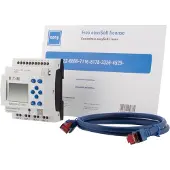 Eaton 197229 Starterpaket bestehend aus EASY-E4-AC-12RC1, Patchleitung und Software-Lizenz für easySoft EASY-BOX-E4-AC1