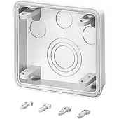 Hensel 2000127 Anbauflansch, 3xM20, 1xM32/40/50, 150mm Wand Mi FM 15