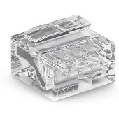 Wago 243-144 Verbindungsklemme zum Stecken,für eindrähtige Leiter,Ø max. 0,5 mm,transparent 243144 - 100 Stück