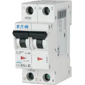 Eaton 176075 Leitungsschutzschalter, 2 A, 2p, Charakteristik: B, DC FAZ-B2/2-DC