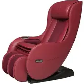 WELCON Massagesessel EASYRELAXX rot / weinrot / bordeaux - 3D Massagestuhl mit Neigungsverstellung elektrisch